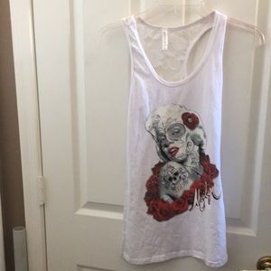 Ladies reserved racerback Marilyn top xl